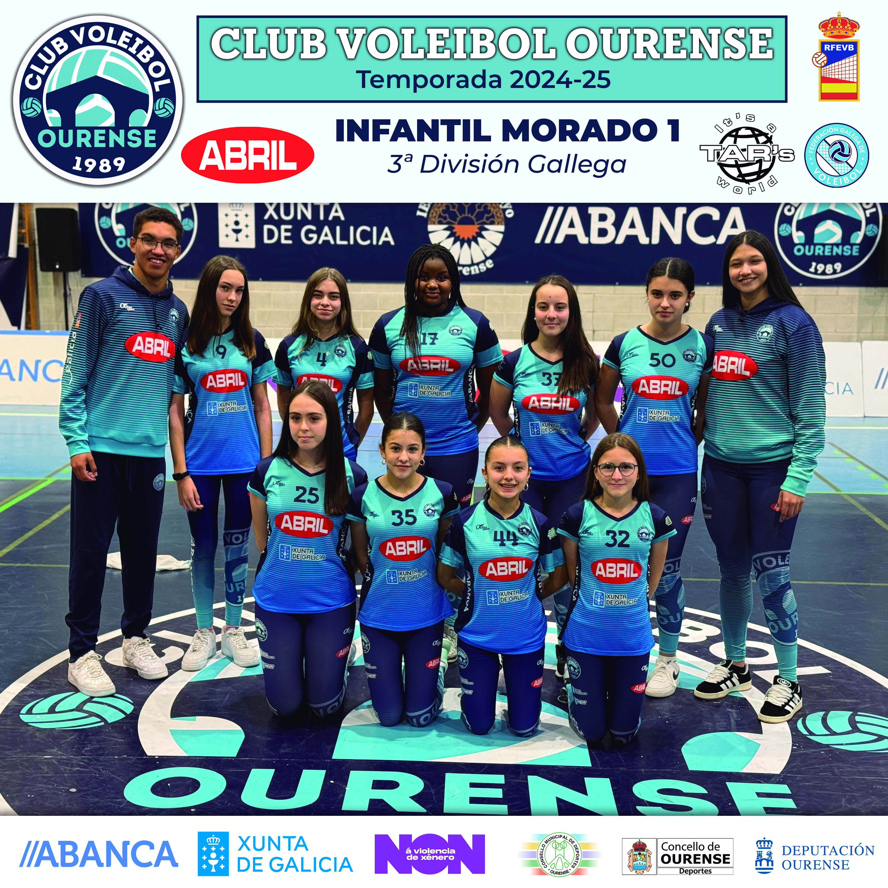 equipo Infantill morado 1 femenino